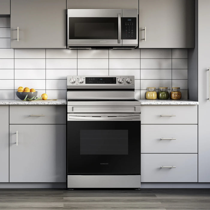 SAMSUNG 30" Freestanding Electric Smart Range, NE63A6311SS
