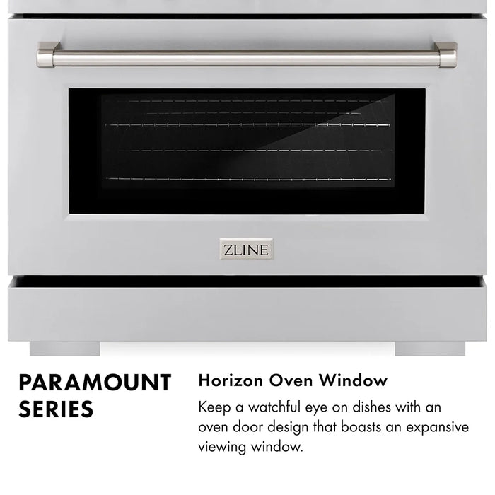 ZLINE 48" Paramount Gas Range DuoPro™ Cooktop, Dual Ovens PSGRSZ-48-MB