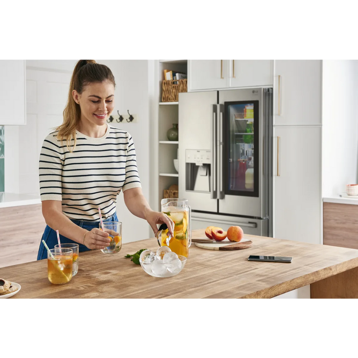 LG 36" Counter-Depth French Door Smart Refrigerator, SRFVC2416S