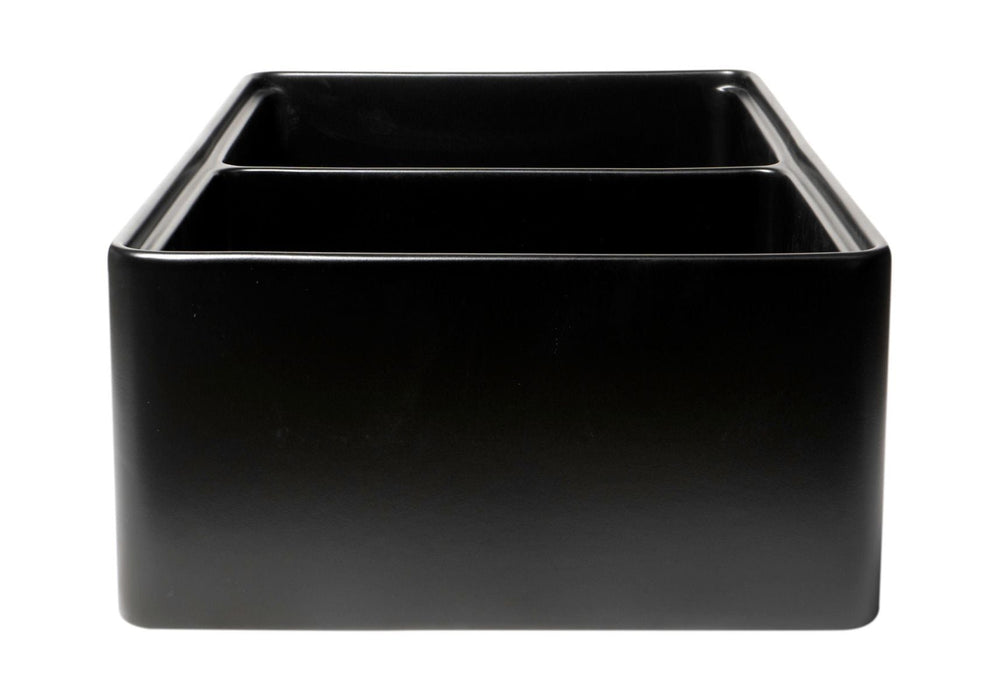 ALFI brand 33" Workstation Step Rim Fireclay Sink ABFS3320D