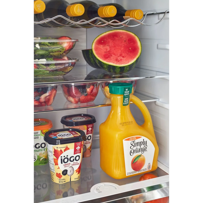 UNIQUE 24" Freestanding Bottom Mount Refrigerator, UGP-328L P SS
