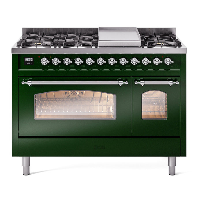ILVE Nostalgie II 48" Dual Fuel Range, UP48FNMP