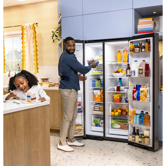 GE 36" Freestanding Side-By-Side Refrigerator, GSS28NYYFS
