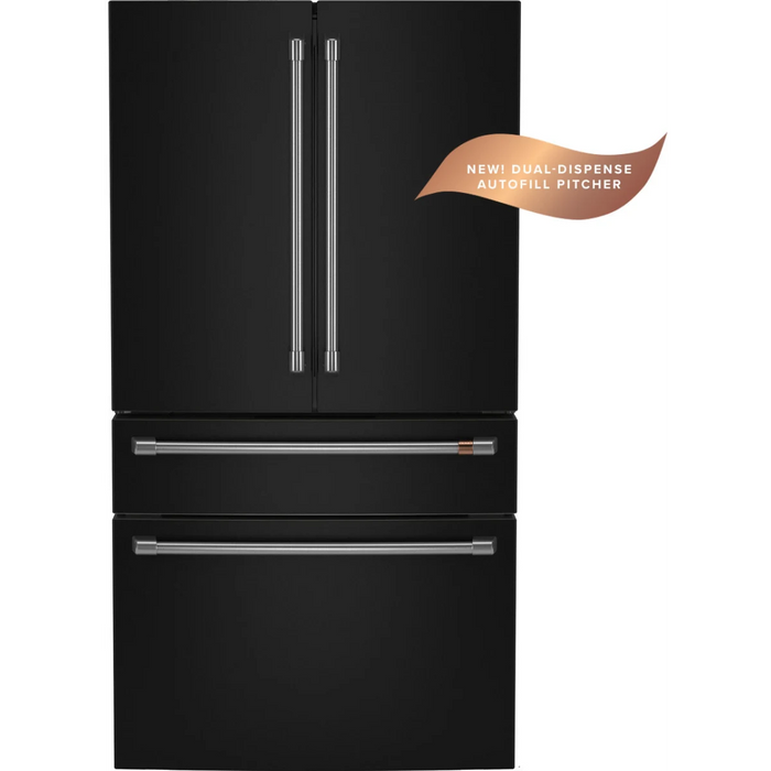 Cafe 36" Freestanding 4-Door French Door Smart Refrigerator, CGE29DP4TW2