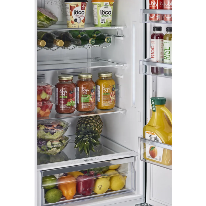 UNIQUE 24" Counter Depth Freestanding Bottom Mount Refrigerator, UGP-340L B AC