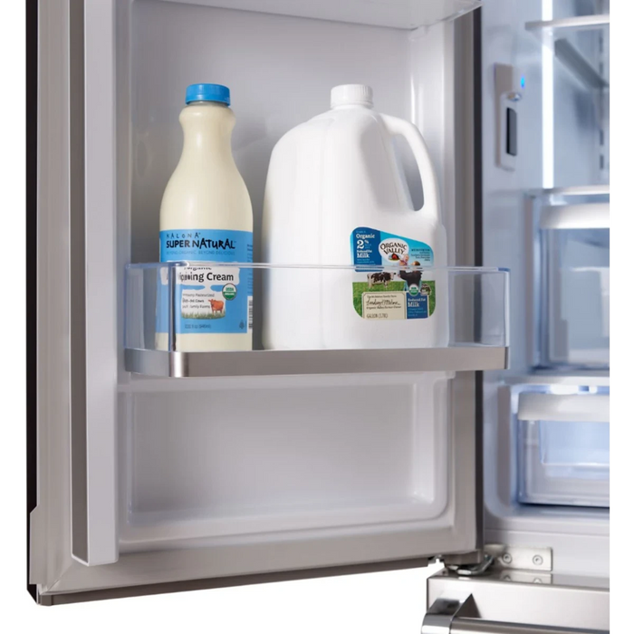 Viking® 3 Series 36" Stainless Steel Counter Depth Freestanding French Door Refrigerator RVFFR336SS