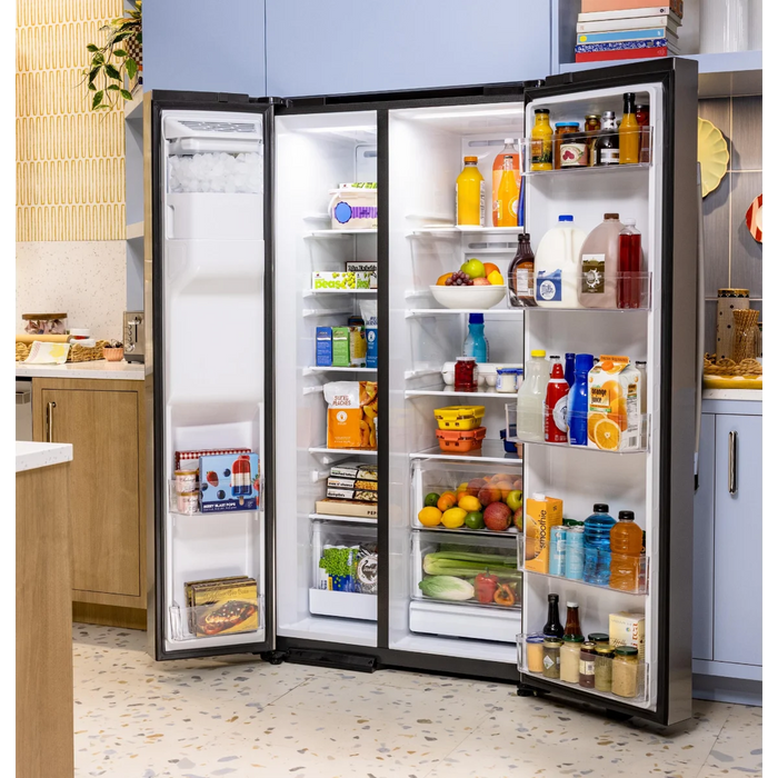 GE 36" Freestanding Side-By-Side Refrigerator, GSS28NYYFS
