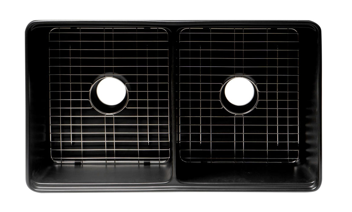 ALFI brand 33" Workstation Step Rim Fireclay Sink ABFS3320D