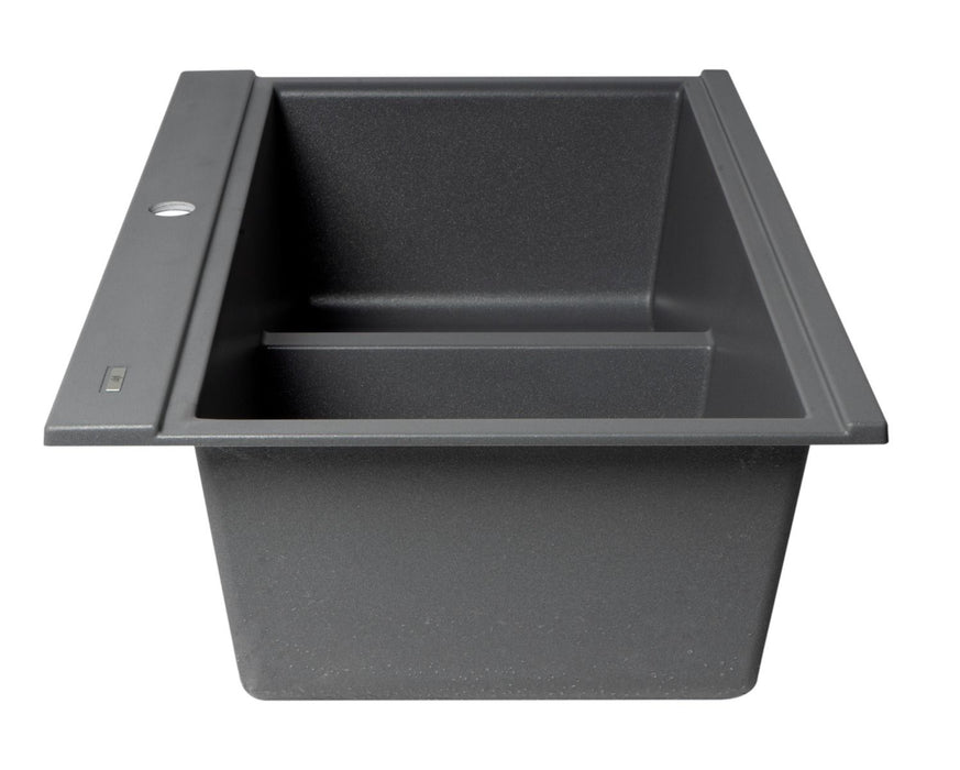 ALFI brand 34" Granite Composite Workstation Step Sink, Accessories AB3418DBDI