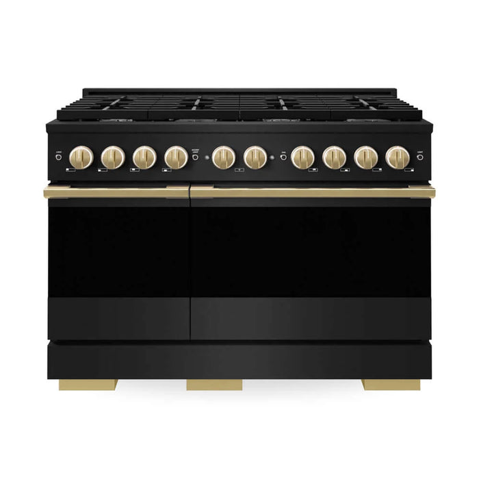 ZLINE Marino Double Oven Dual Fuel Range MDRBZ-48-CB