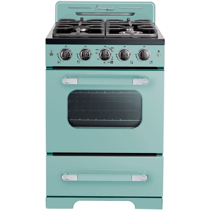 UNIQUE 24" Freestanding Gas Range, UGP-24CR B