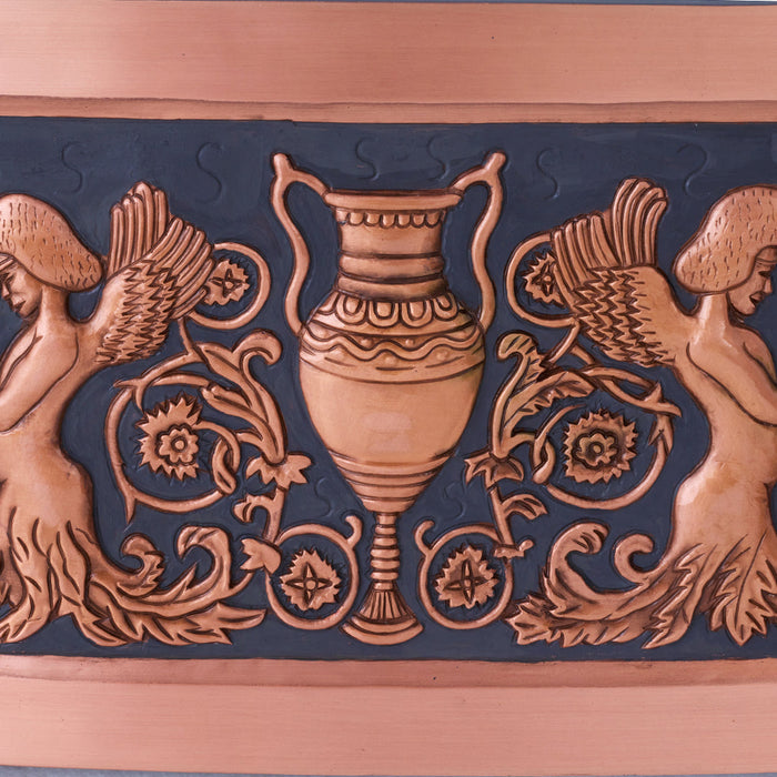 Akicon Single Bowl Farmhouse Apron Copper Kitchen Sink - AKS507-C