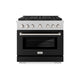 ZLINE 36" Paramount Gas Range DuoPro™ Cooktop, Convection Gas Oven PSGRS-BLM-36