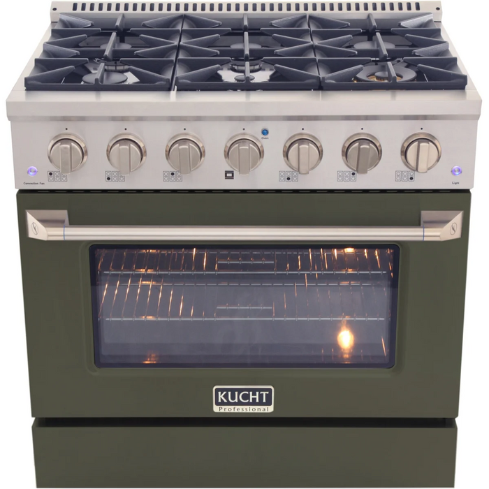 KUCHT 36" Freestanding Gas Range, KNG361-ON