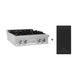ZLINE Porcelain Rangetop, DuraSnow®, 4 Brass Burners, RTS-BR-GR