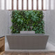 ALFI brand 71" Solid Concrete Rectangular Freestanding Bathtub ABCO71TUB
