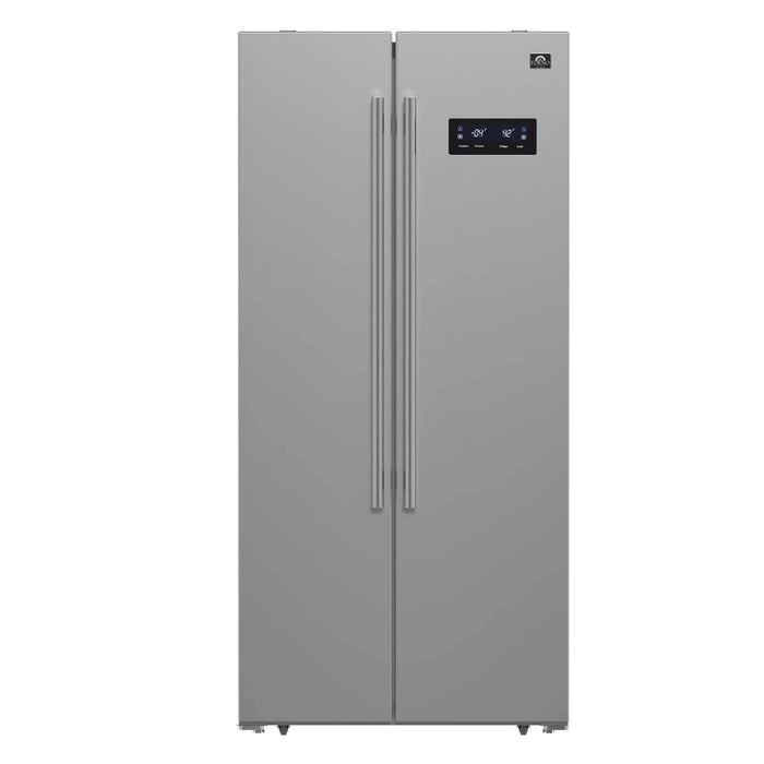 FORNO Salerno 33" Side-by-Side Built-In Refrigerator FFRBI1805-33SB