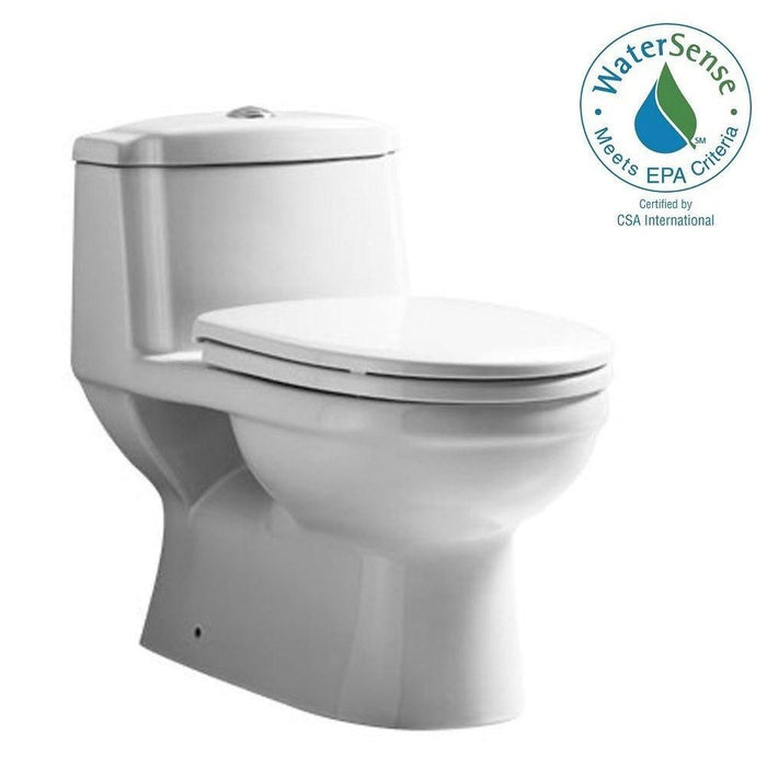 Whitehaus Magic Flush Eco-Friendly One Piece Toilet WHMFL3222-EB