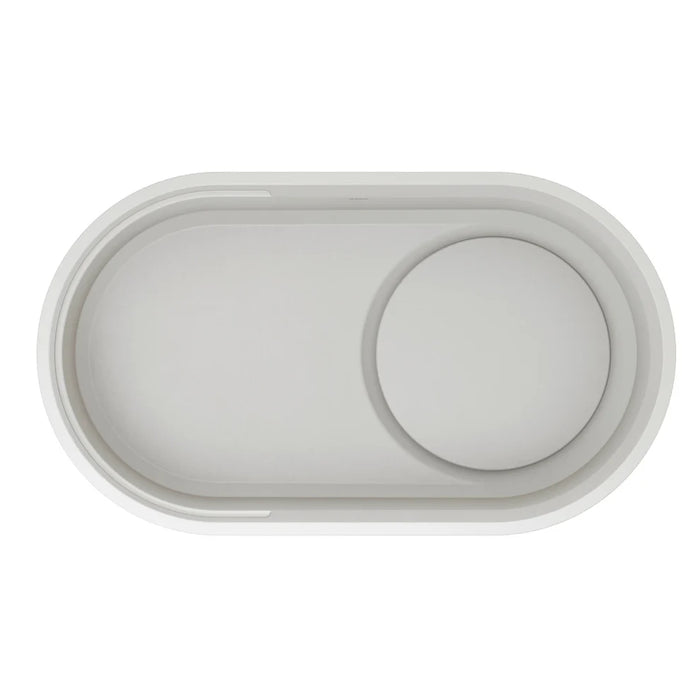 BLANCO Oovalon VELGRANIT 30" Single Bowl Undermount Kitchen Sink