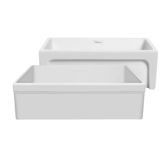 Whitehaus Glencove 30" Reversible Matte Fireclay Kitchen Sink WHQ5530-M