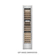 ZLINE 18"Triple Zone 68 Bottle Left Hinge Column Wine Cooler, Stainless Steel RCWVL-304-18