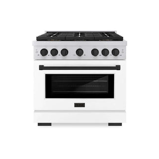 ZLINE 36" Paramount Gas Range DuoPro™ Cooktop, Convection Gas Oven PSGRZ-WM-36-MB