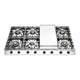 ILVE Nostalgie II 48" Built-In Gas Cooktop UHCP1265FNSSB