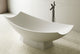 ALFI brand White Matte 71" Solid Surface Resin Free Standing Hammock Style Bathtub AB9992