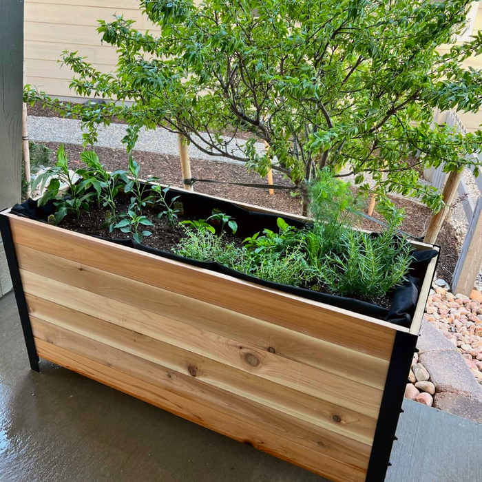 18" x 48" Planter Box - 24" TALL