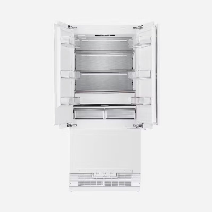 Elica 36" French Door Built-In Bottom Mount, Panel Ready Refrigeration, ER36FRB19IPR
