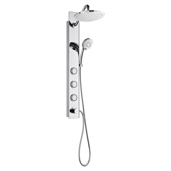 Forno Acqua AcquaSPA Shower Panel, Overhead Rainfall Shower, Handheld Shower Head SL31MC-L2