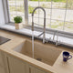ALFI brand 33" Single Bowl Undermount Granite Composite Kitchen Sink AB3322UM