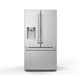 THOR Kitchen 36" French Door Standard Depth Refrigerator, Water Dispenser, Dual Ice Maker - Front View