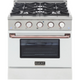 Kucht 30" Freestanding Dual Fuel Range KDF302-W-Rose