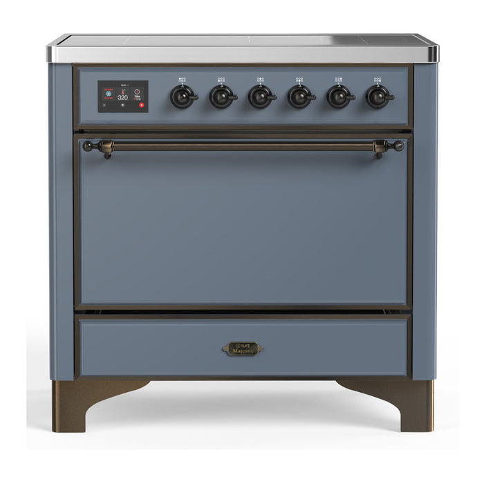 ILVE 36"Majestic III Induction Range, UMIB36QNR3 — UMIB36QNR3AWB