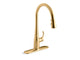 KOHLER Simplice Pull-down kitchen sink faucet, three-function sprayhead K-596