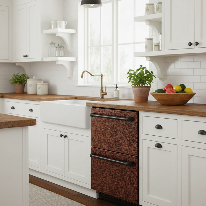 ZLINE 24" Touchstone 168 Can Outdoor-Rated Dual Refrigerator Drawer RDSO-HH-24