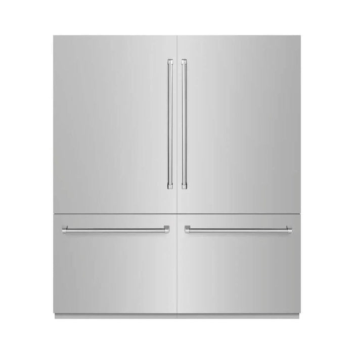 ZLINE 72" Built-In Bottom Freezer Refrigerator,Water Dispenser, Ice Maker, RBIT-304-72