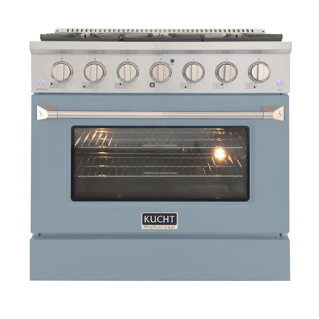 Kucht 36” Pro-Style Kitchen Dual Fuel Range - KDF362-LB