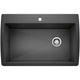 BLANCO Diamond SILGRANIT 33.5" Super Single Dual Mount Kitchen Sink