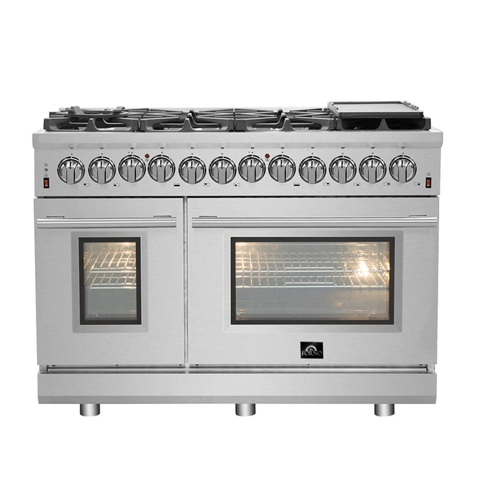 FORNO Massimo 48" Dual Fuel Range FFSGS6125-48