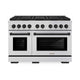 ZLINE 48" Paramount Dual Fuel Range DuoPro™ Cooktop, Dual Ovens PSDRZ-48-MB