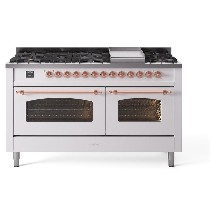 ILVE Nostalgie II 60" Dual Fuel Range UP60FNMPWHP
