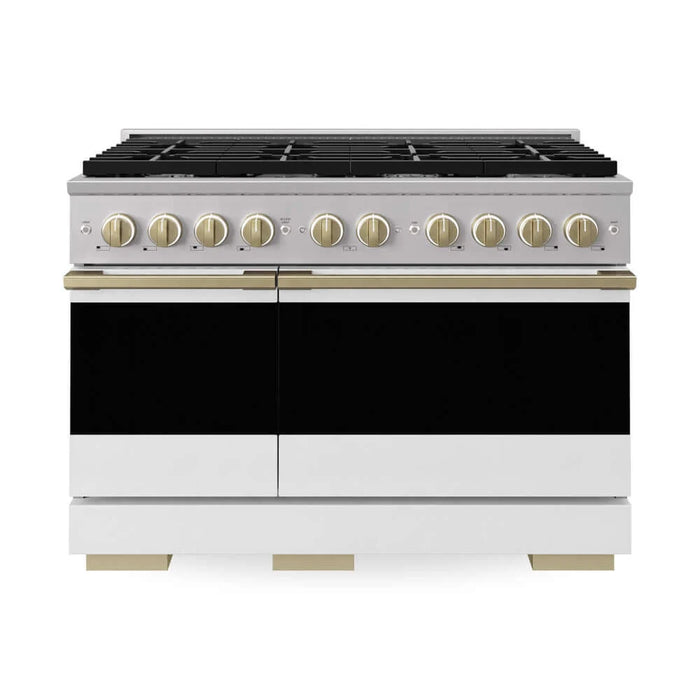 ZLINE Marino Double Oven Gas Range MGRZ-WM-48-CB