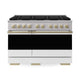 ZLINE Marino Double Oven Gas Range MGRZ-WM-48-CB