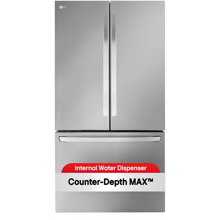 LG 36" Smart Freestanding Counter-Depth MAX™ French Door Refrigerator, LRFLC2706S