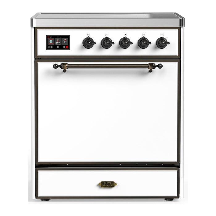 ILVE 30"Majestic III Induction Range, UMIB30QNR3 — UMIB30QNR3AWB