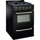 UNIQUE Classic 24" White Off Grid Propane Range, UGP-24G OF1 B