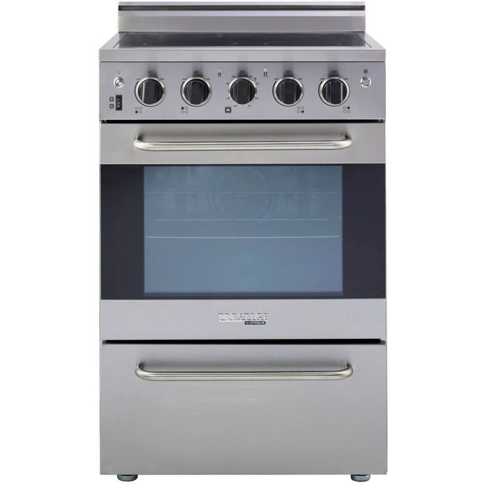 UNIQUE Prestige 24" Freestanding Electric Range, UGP-24V EC S/S