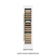 ZLINE 18"Triple Zone 68 Bottle Right Hinge Column Wine Cooler, White Matte Stainless Steel Polished Gold RCWVRZ-WM-18-G